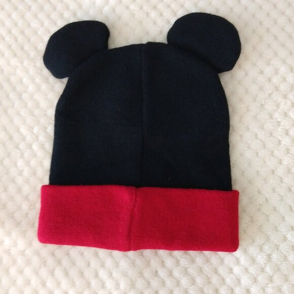 Disney Mickey Mouse Beanie Hat with Ears - Picture 2 of 5